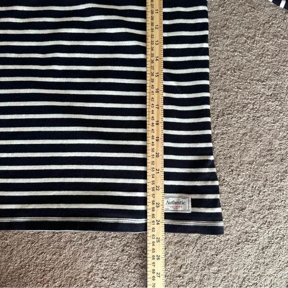 Talbots NAVY Rainbow Cuff Nautical Cape COD Old Money Fisherman 100% Cotton - Picture 8 of 10